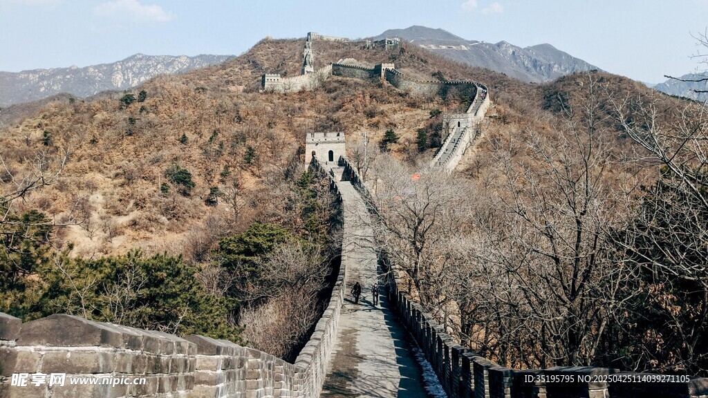 雄伟壮观的古老长城