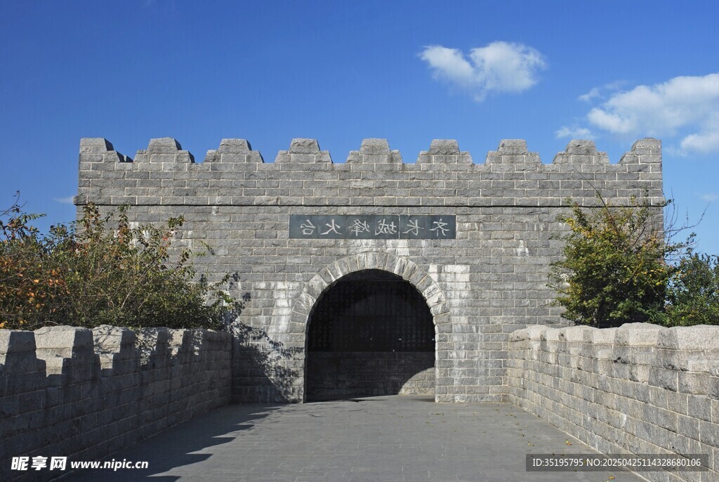 古老城门建筑景观