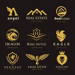 高端金色标志设计集合