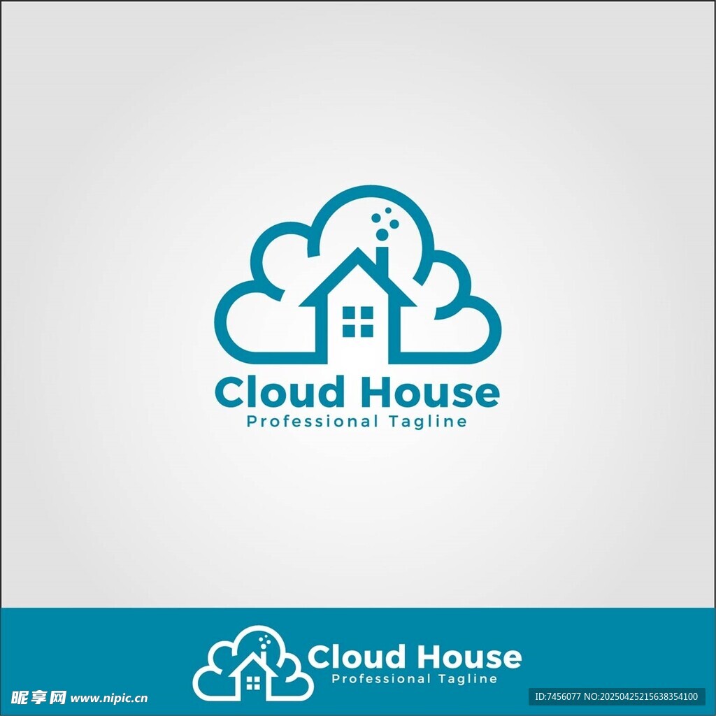 Cloud House标志设计