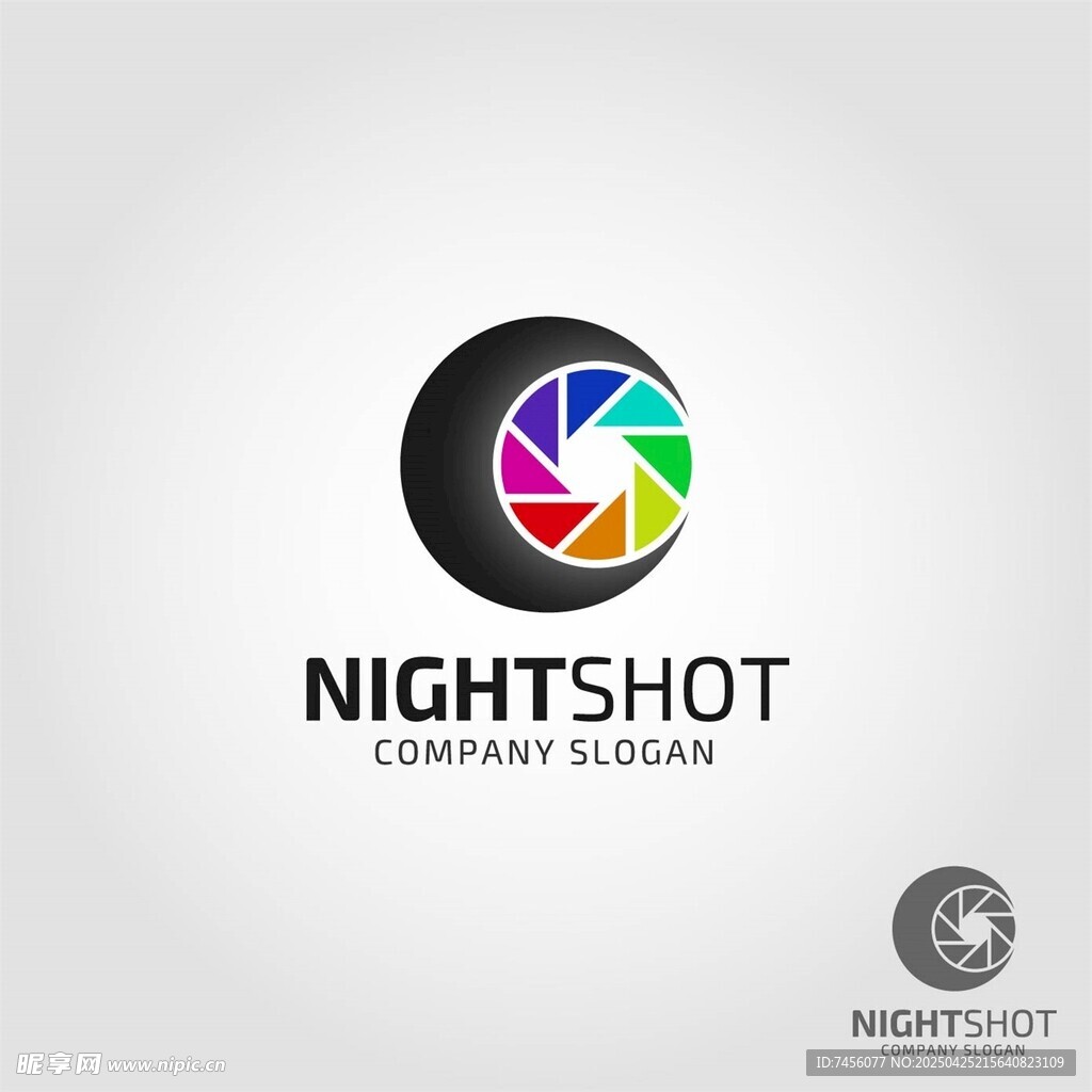 夜拍公司标志设计