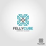 FellyCube品牌标志设计