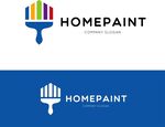 Homepaint品牌标志设计