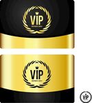 黑金VIP标识设计