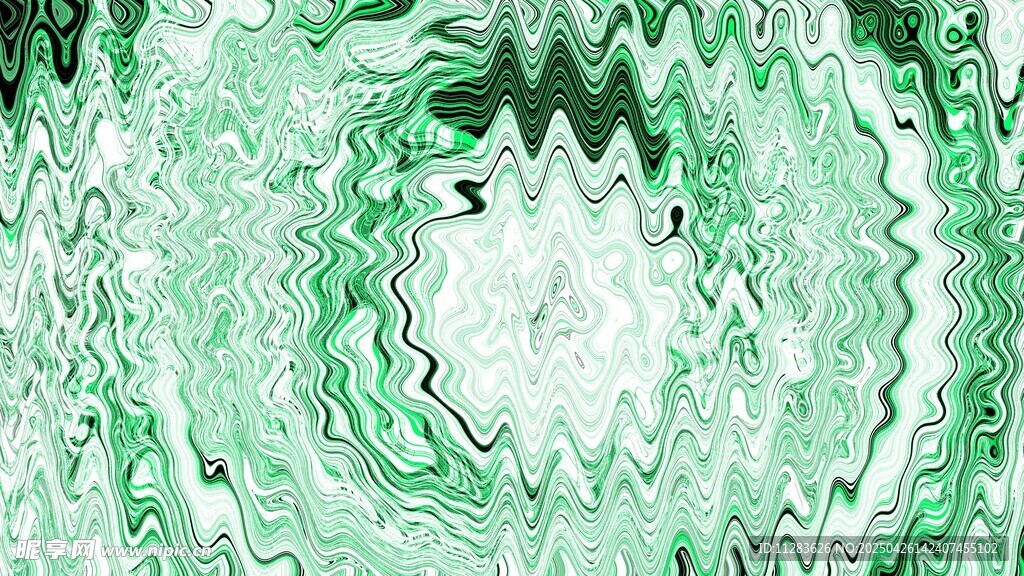 梦幻绿色抽象纹理图案