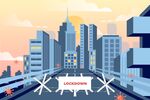城市道路插图