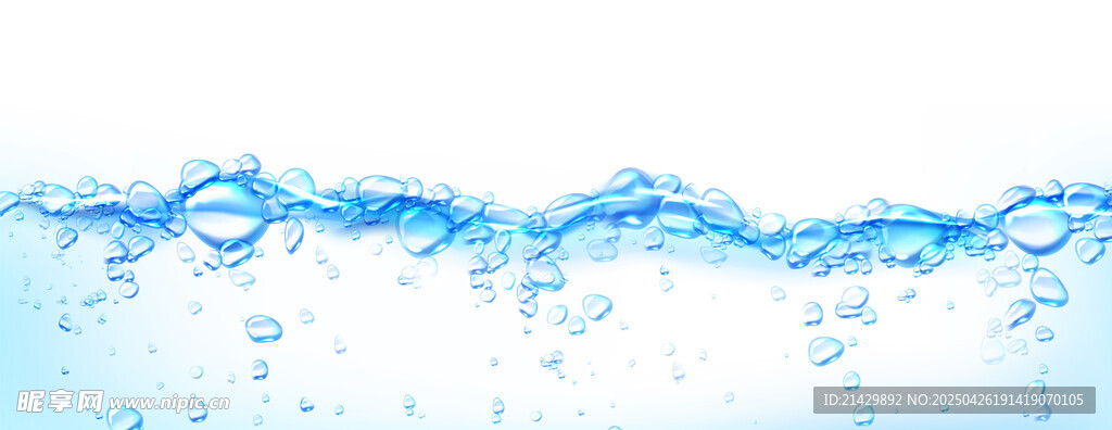 水气泡素材