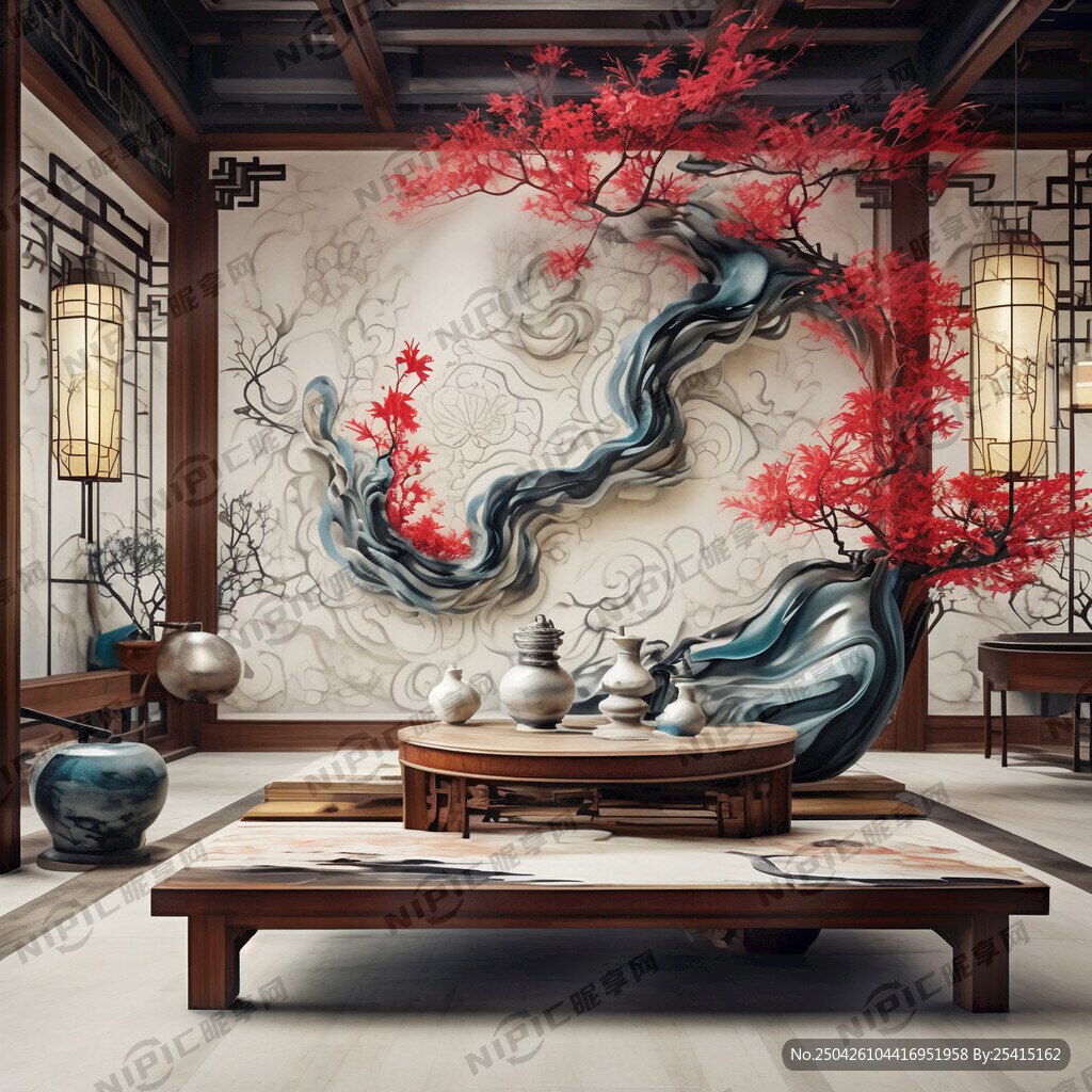 全屋定制 中式  立体感