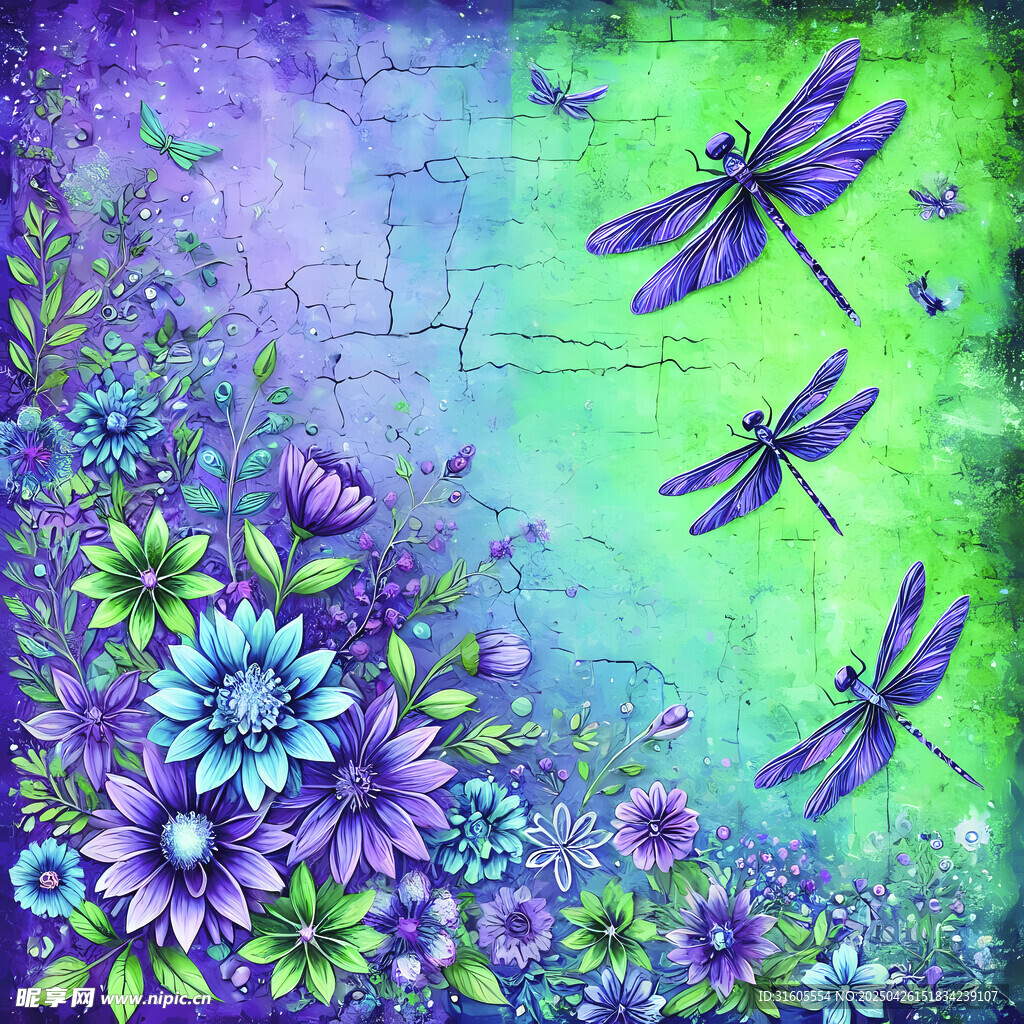 定位蜻蜓花