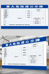 重大危险源公示牌