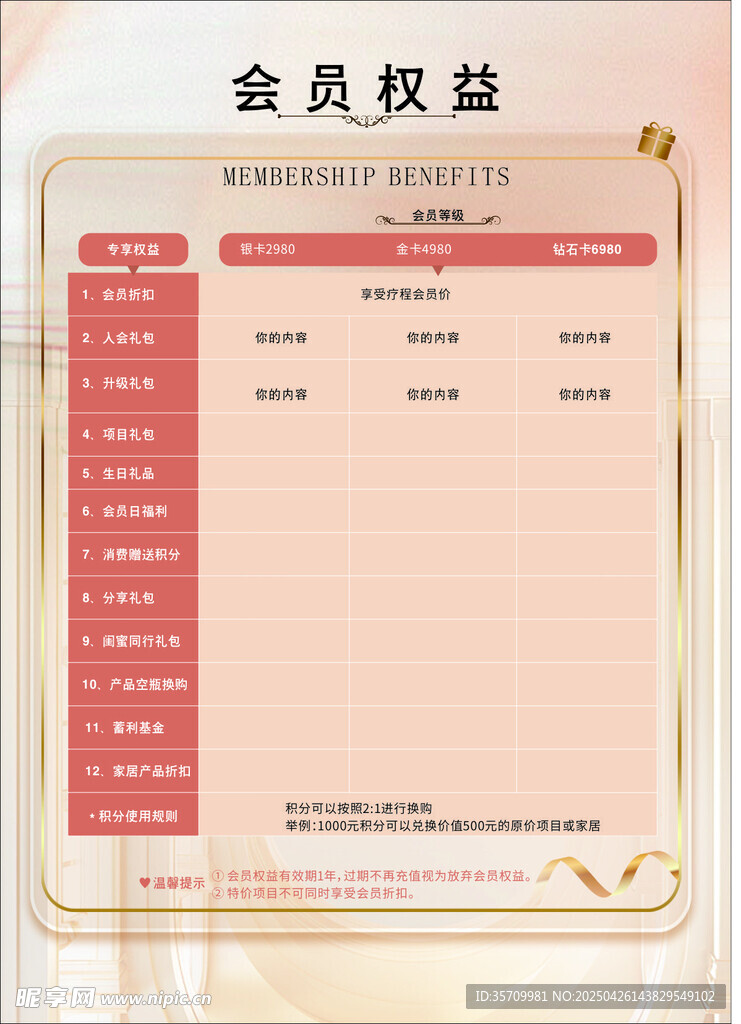 会员权益