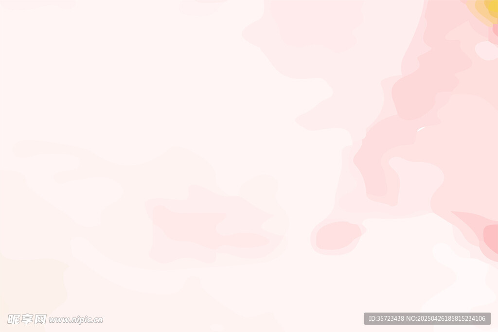 柔和粉色水彩背景图