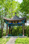 林中古亭景色宜人