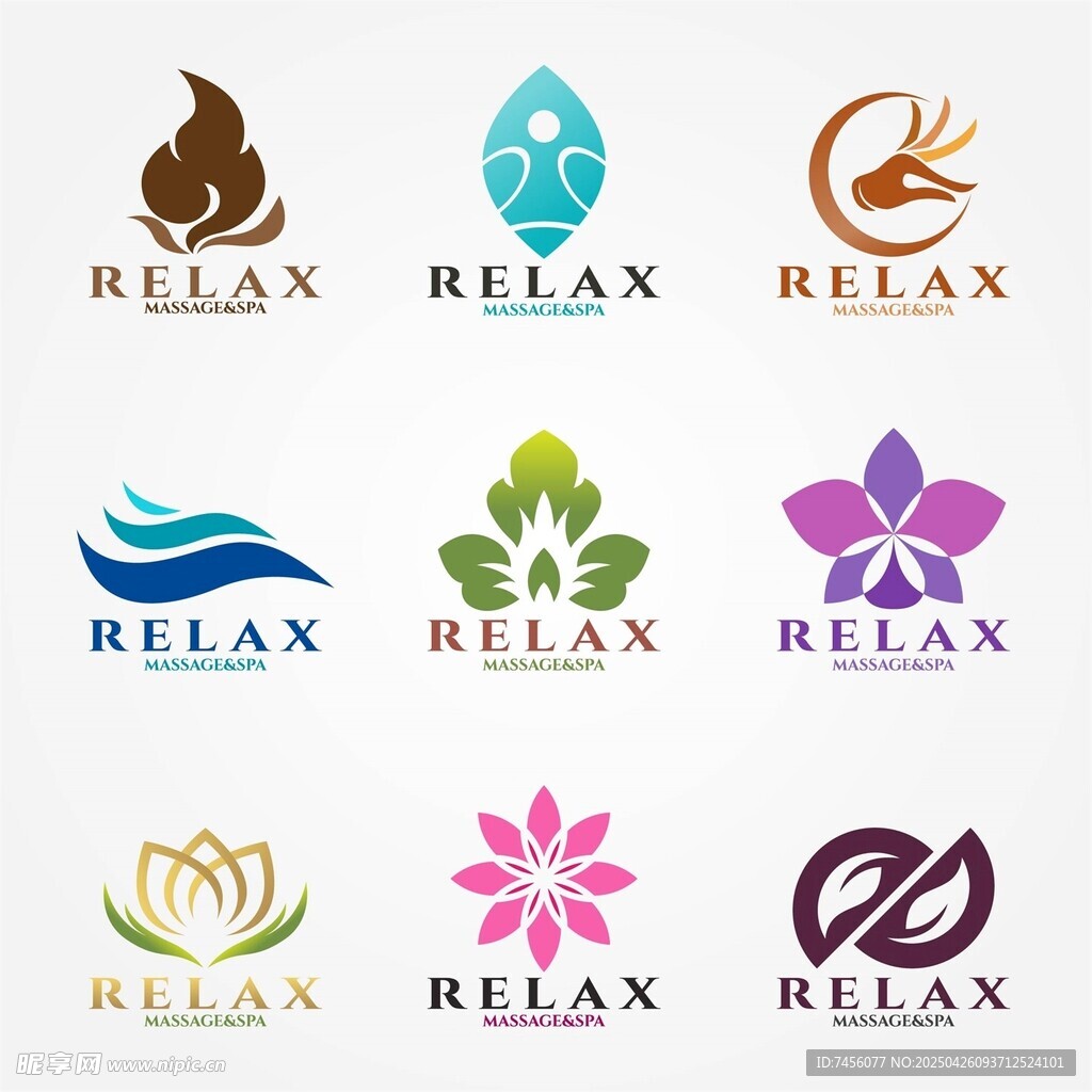 Relax品牌标志设计集合