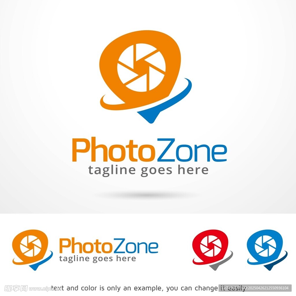 PhotoZone摄影标志设计