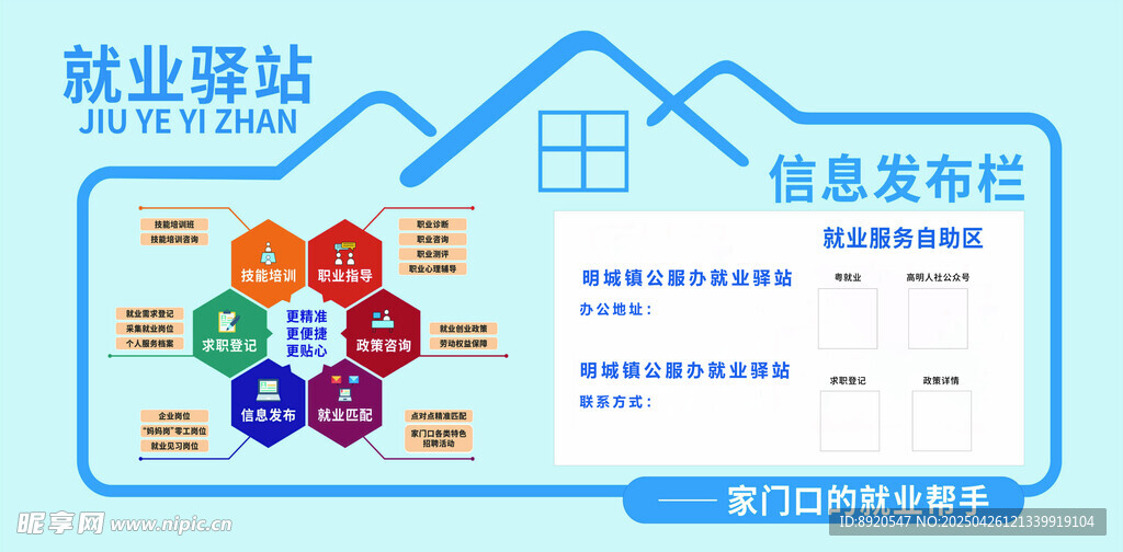 就业驿站信息发布架构图
