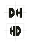 DH字母LOGO