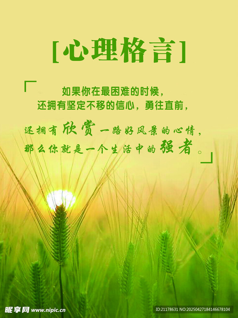 心理格言 点亮心灵之光