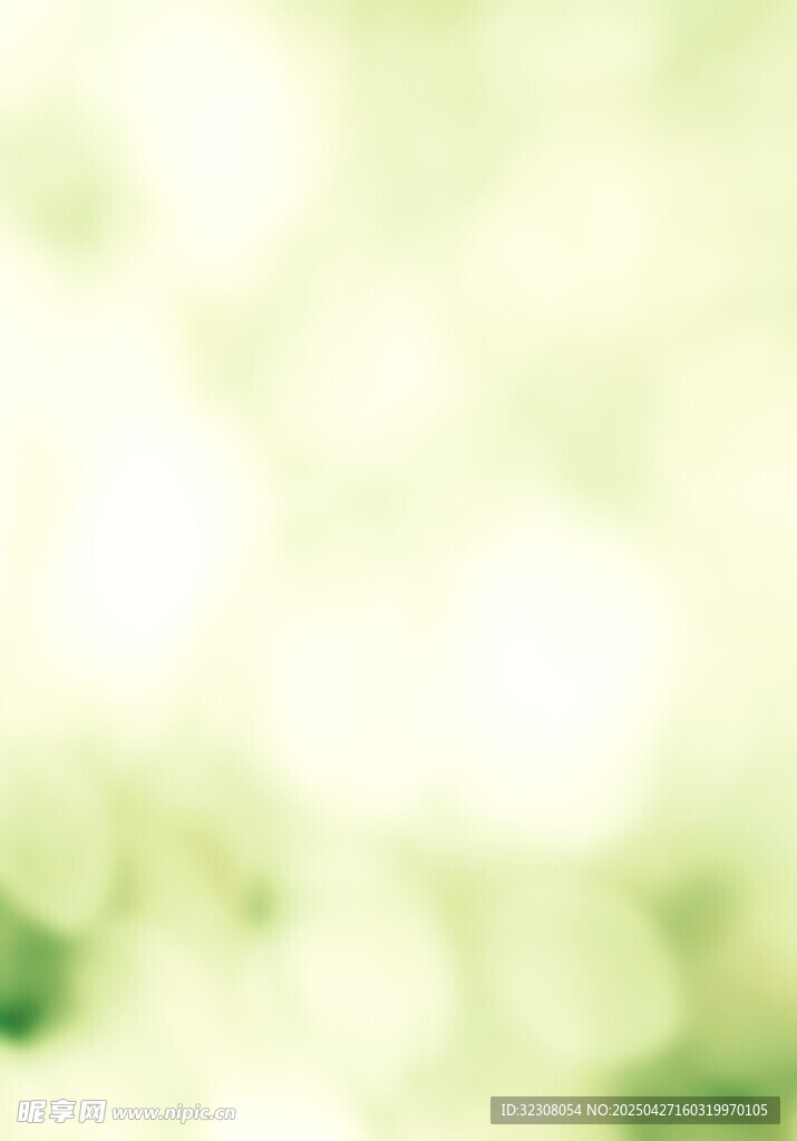 淡绿色梦幻光斑背景图