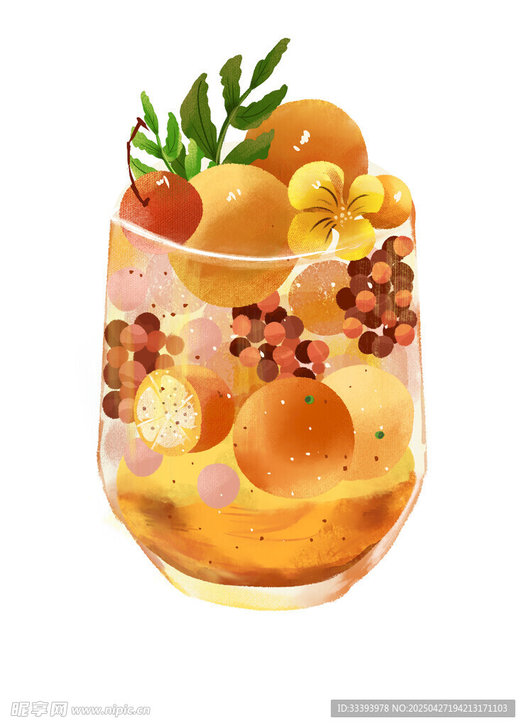 饮品插画