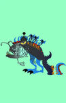 奇幻龙形插画