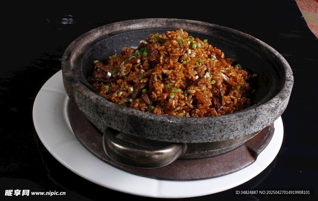 石锅猪肝炒饭