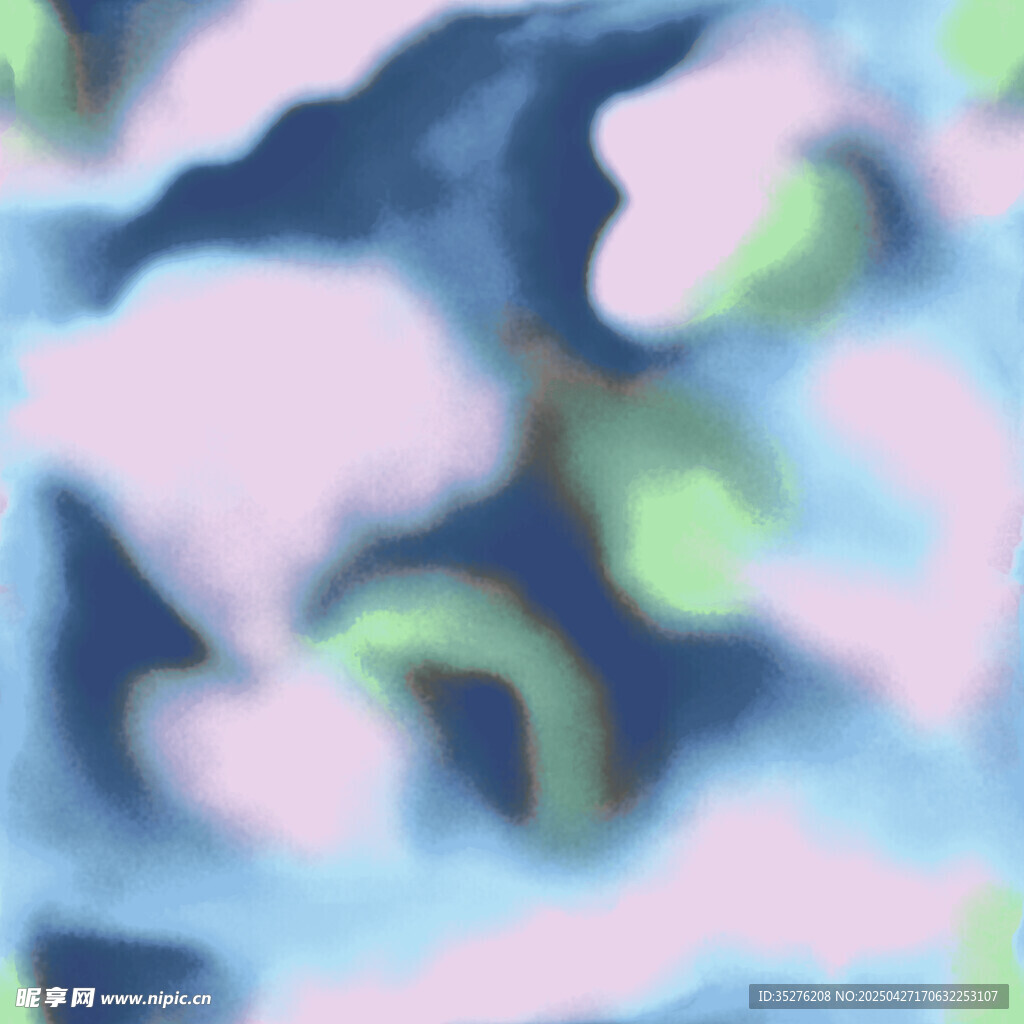 彩色云雾扎染渐变抽象图案背景