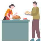 夫妻厨房共制美味大餐