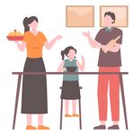 家庭温馨时刻共享美食