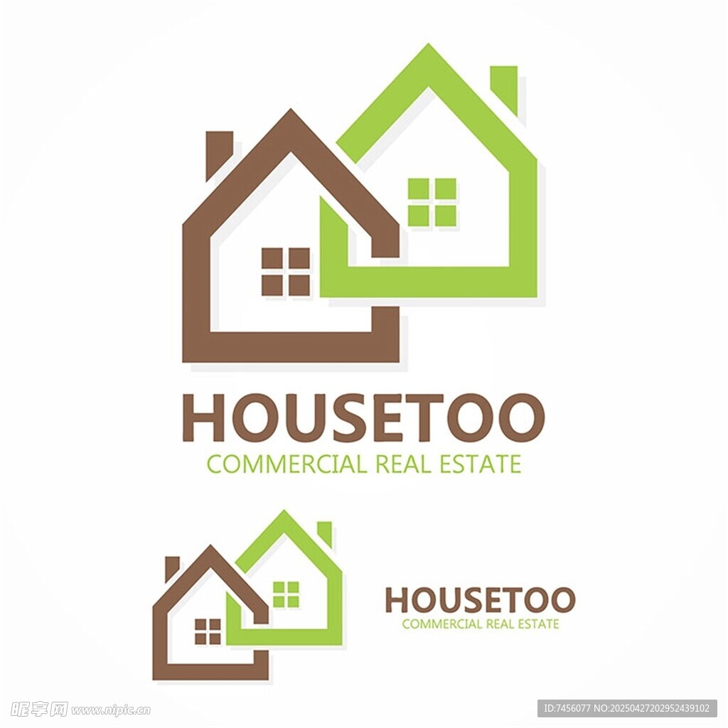 HouseToo房产标志设计