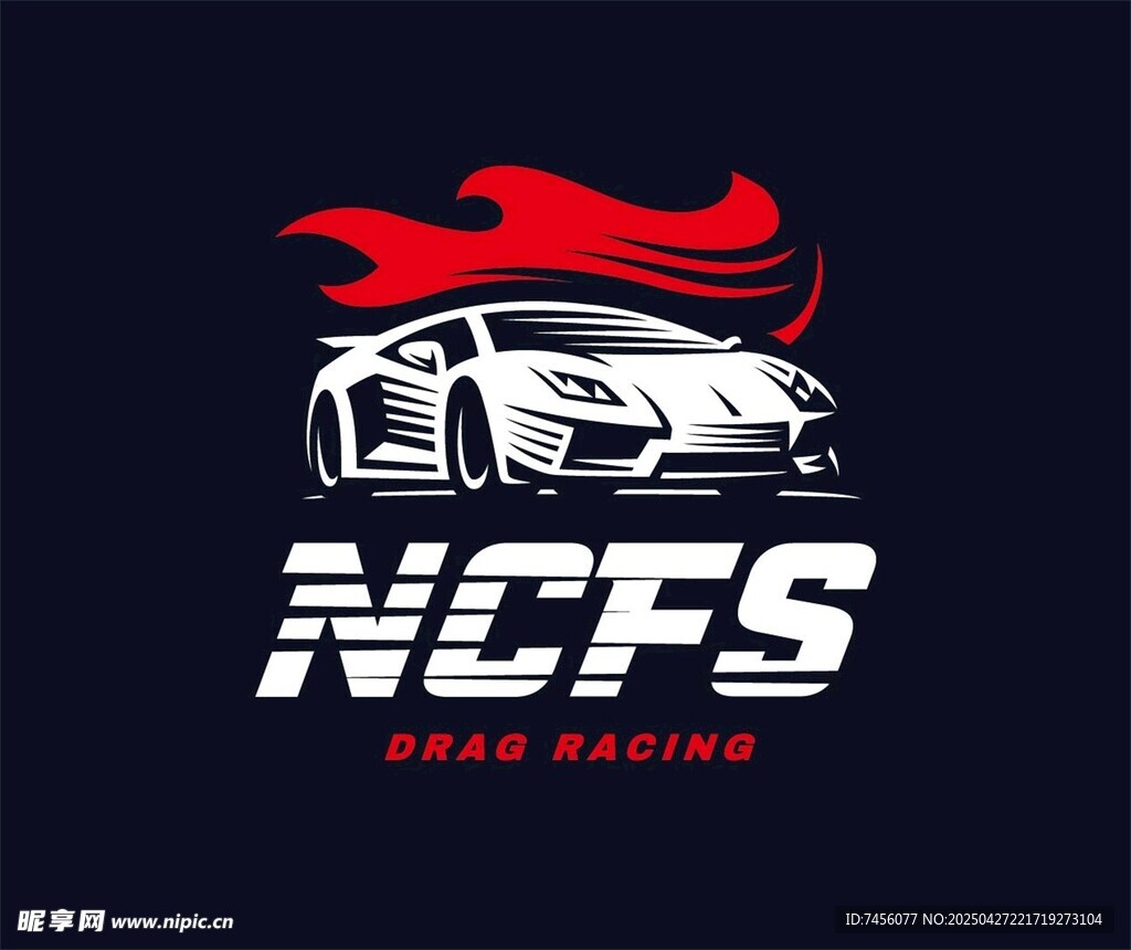 NCFS极速赛车标志设计