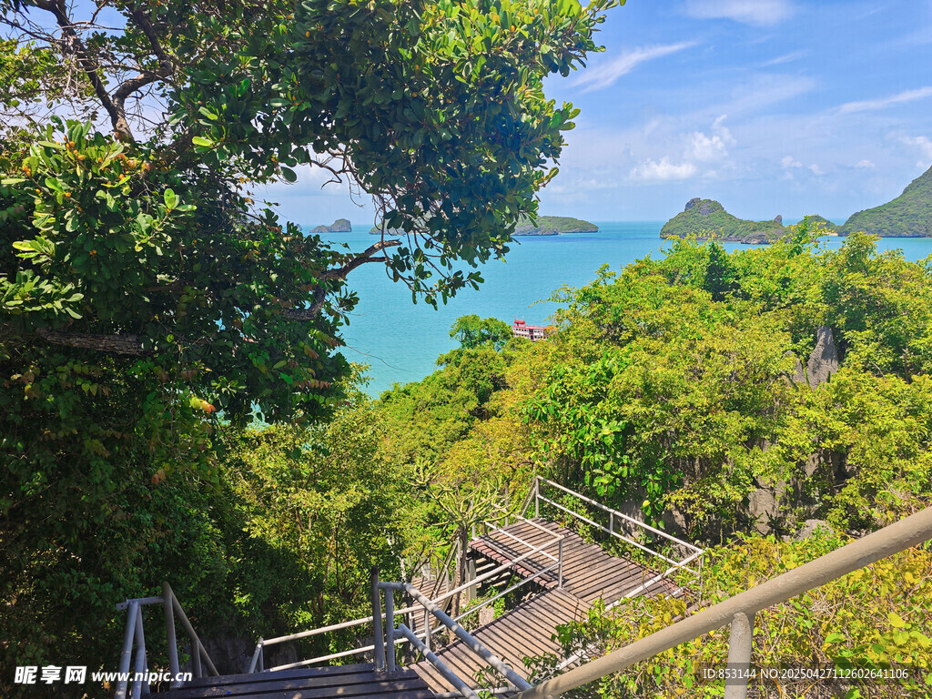 海洋岛屿观光步道