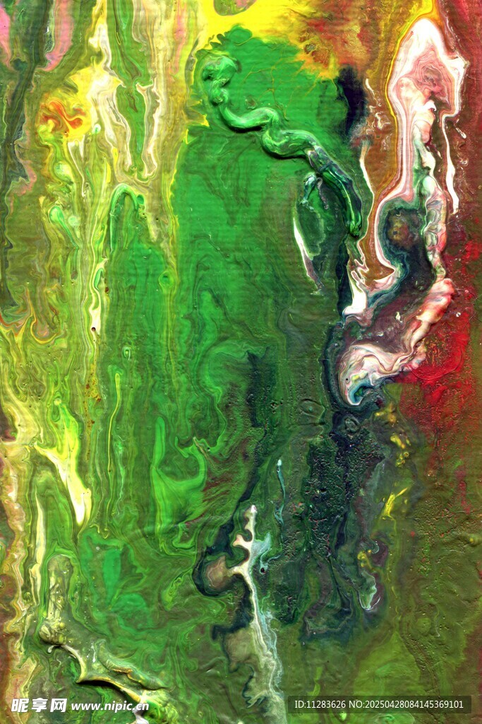 抽象多彩油画纹理画面