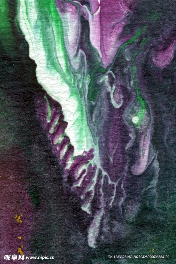 抽象梦幻色彩艺术画作