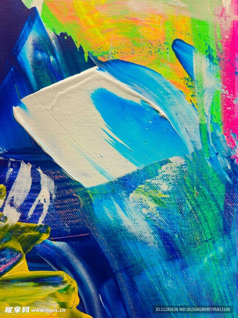 抽象多彩艺术画作