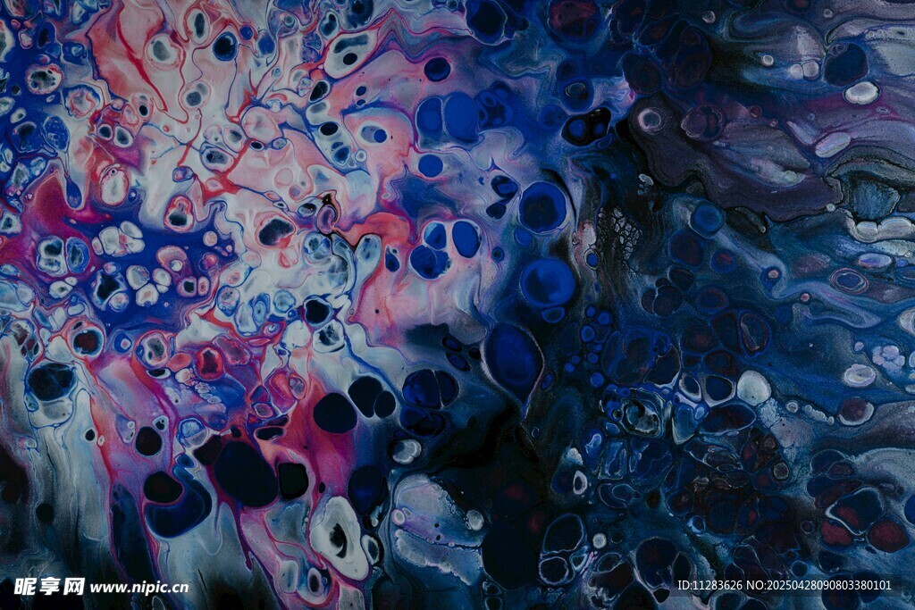 梦幻抽象色彩艺术画作