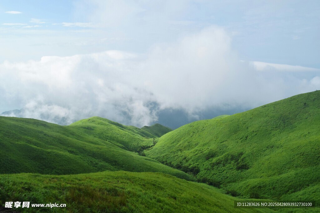 青山云海间的绝美风光