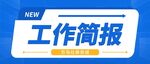 蓝色工作简报标识设计