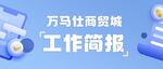 万马仕商贸城工作简报