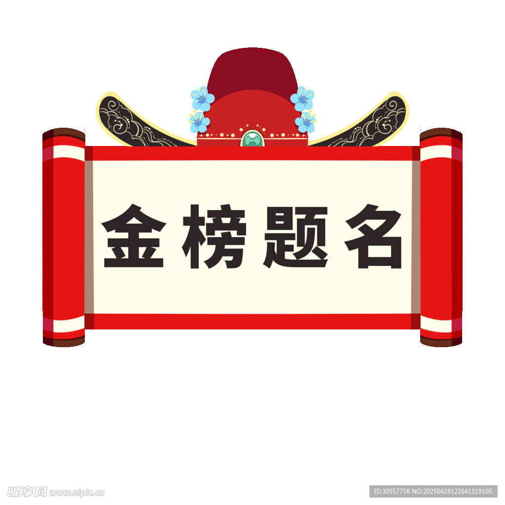 高考金榜题名手举牌