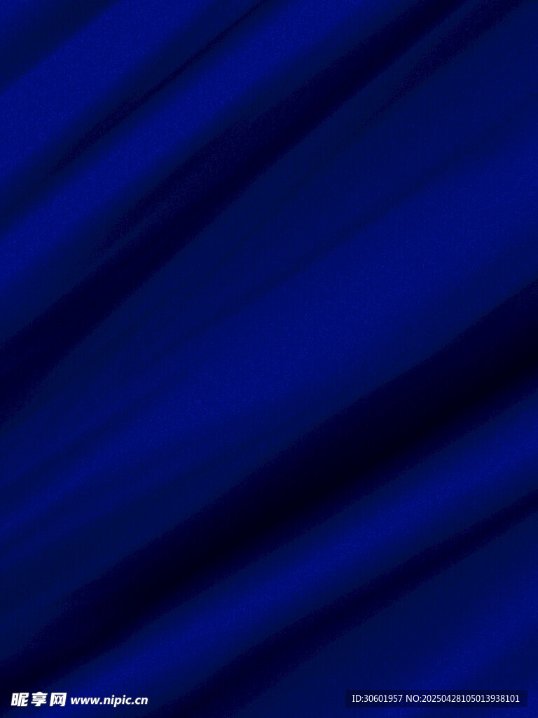 高级蓝色丝绸感广告背景图
