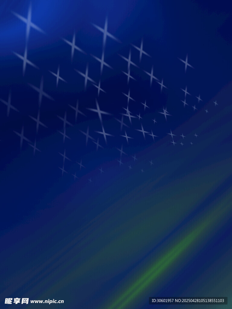 蓝色星光渐变背景图