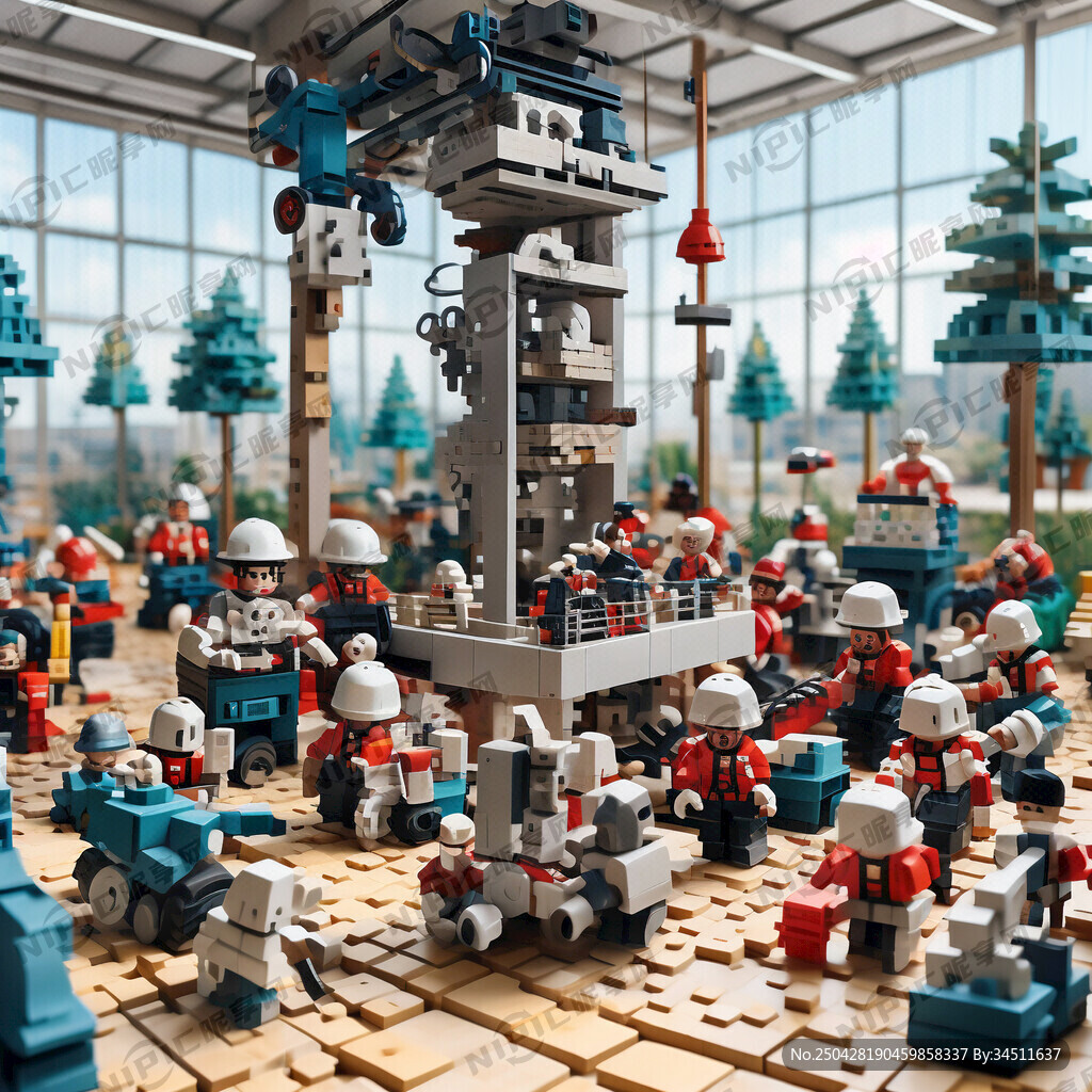 乐高   安装队   景观棚 