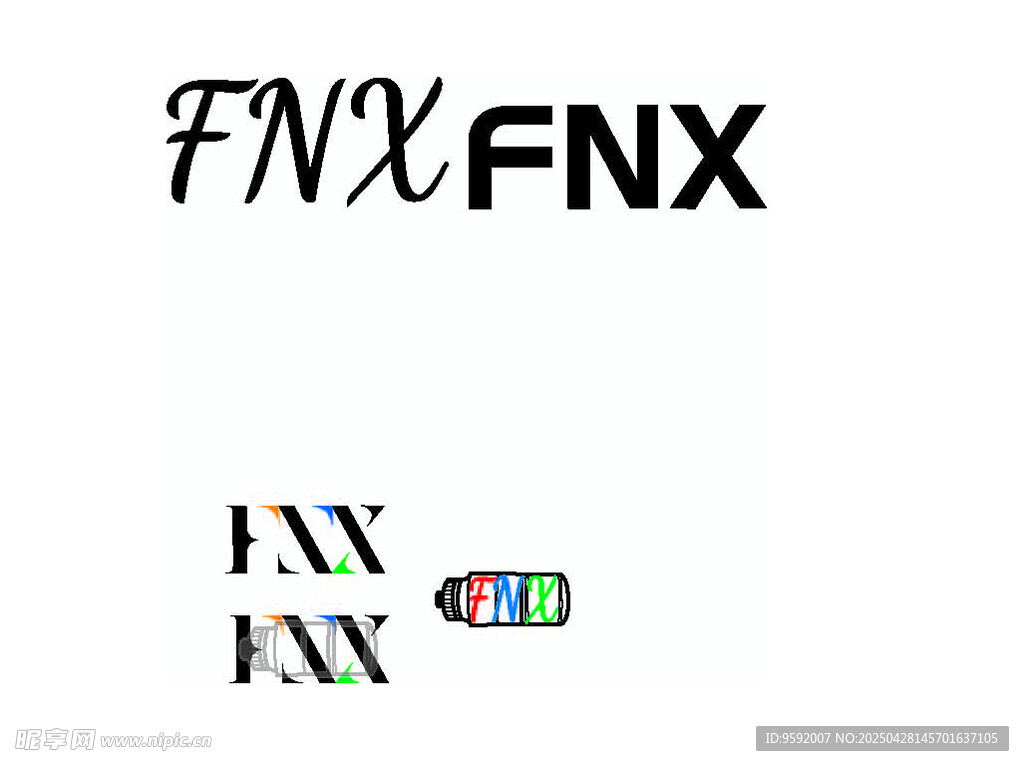FNX品牌标识设计展示