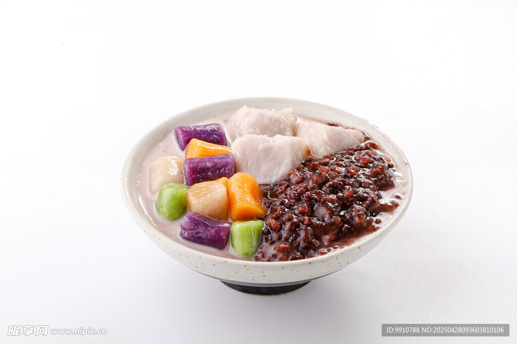 红豆芋圆芋泥甜品