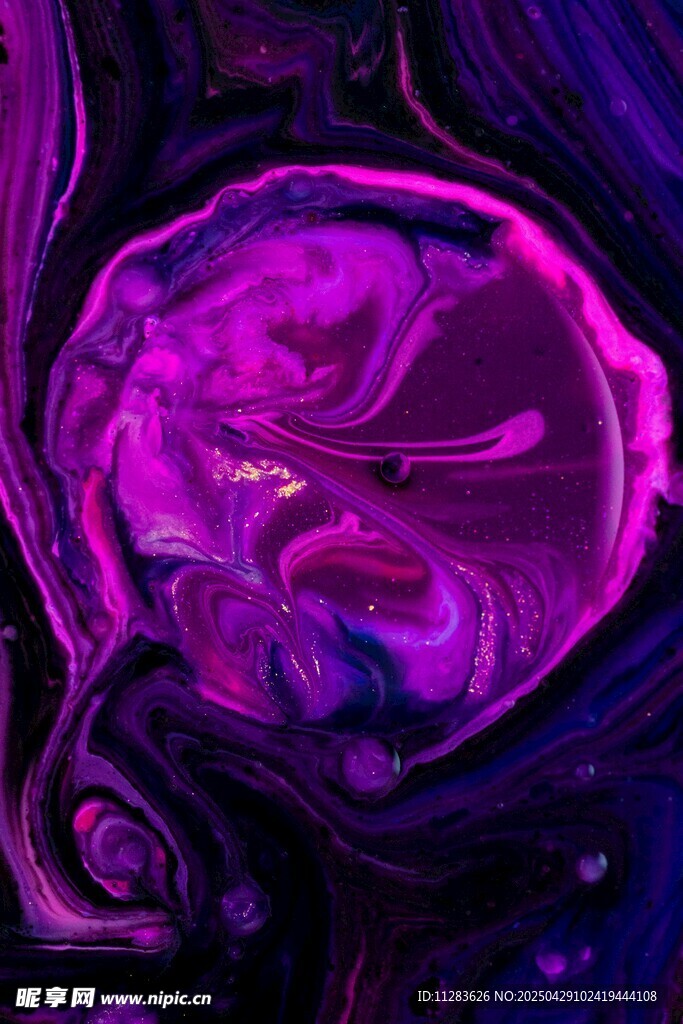 梦幻紫色抽象艺术图案