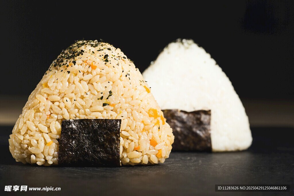 美味三角饭团展示