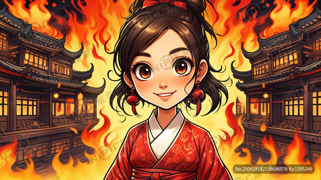 卡通四川妹子照片