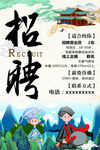民族主题招聘海报