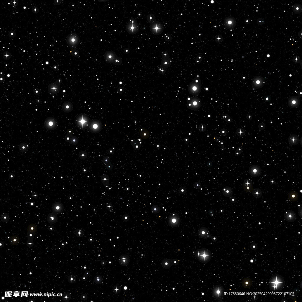 璀璨星空 闪烁繁星点点
